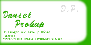 daniel prokup business card